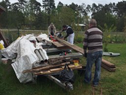 14.05.2022 Arbeitseinsatz im Mai (Spülanlage)